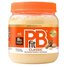 Classic Peanut Butter Powder, Roasted Peanut Powder, 24 oz