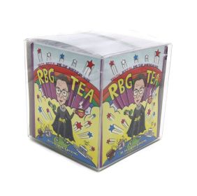 Ruth Bader Ginseng (RBG): Organic Lemon Ginseng Green Tea (Caffeinated) (Ruth Bader Ginsburg) (size: 20pk (Cube))