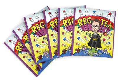 Ruth Bader Ginseng (RBG): Organic Lemon Ginseng Green Tea (Caffeinated) (Ruth Bader Ginsburg) (size: 20pk (Eco Choice - No Cube))
